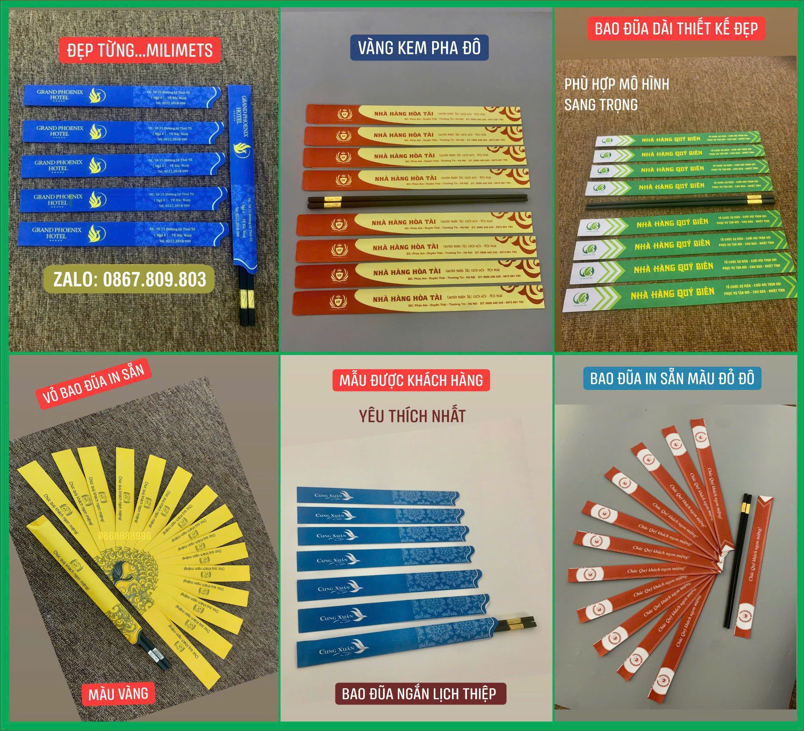 in bao đũa Đà Nẵng